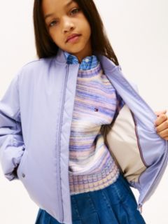 Essential Relaxed Padded Bomber Jacket — Blue 2