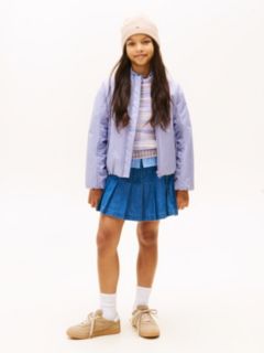 Essential Relaxed Padded Bomber Jacket — Blue 3