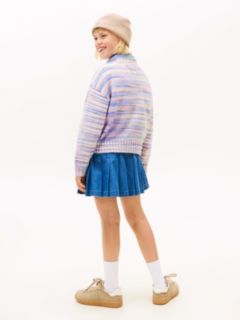 Essential Mélange Relaxed Jumper With Wool — Blue 4