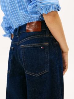 Mabel Flag Embroidery Wide Leg Jeans — Blue 3
