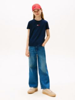 Diamanté Flag Jersey T-Shirt — Blue 3