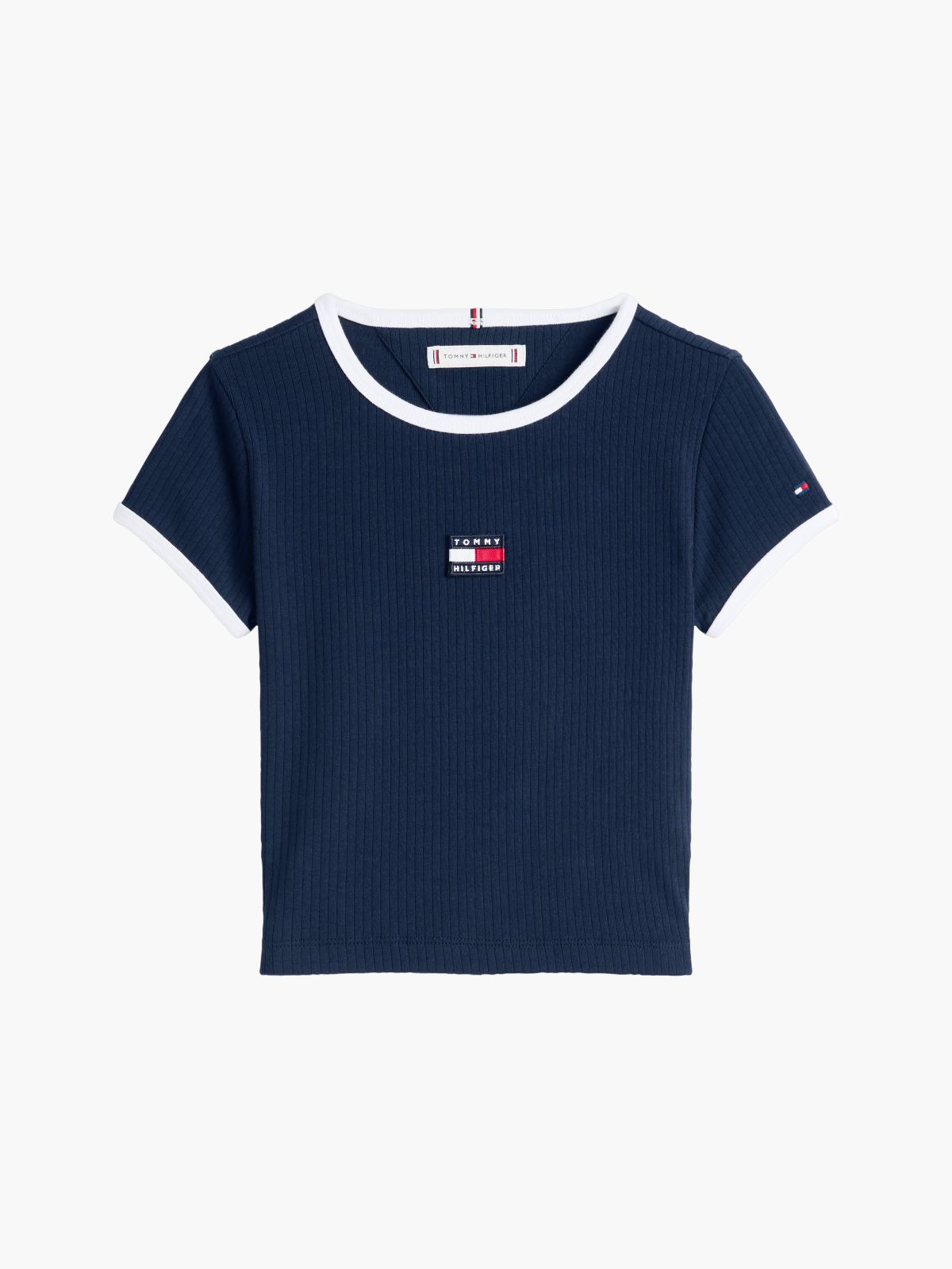 Heritage Reflective Flag Extra Slim T-Shirt — Blue