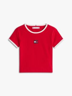 Heritage Reflective Flag Extra Slim T-Shirt — Red 5