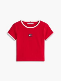 Heritage Reflective Flag Extra Slim T-Shirt — Red 6