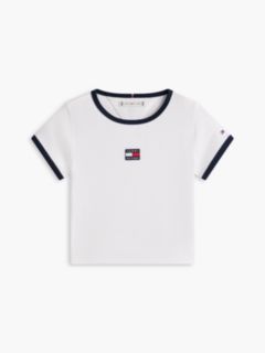 Heritage Reflective Flag Extra Slim T-Shirt — White 7