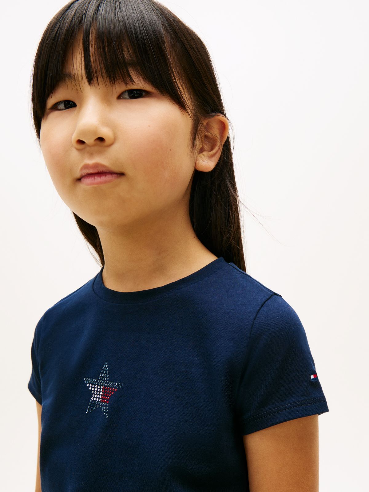 Extra Slim Star Flag T-Shirt — Blue