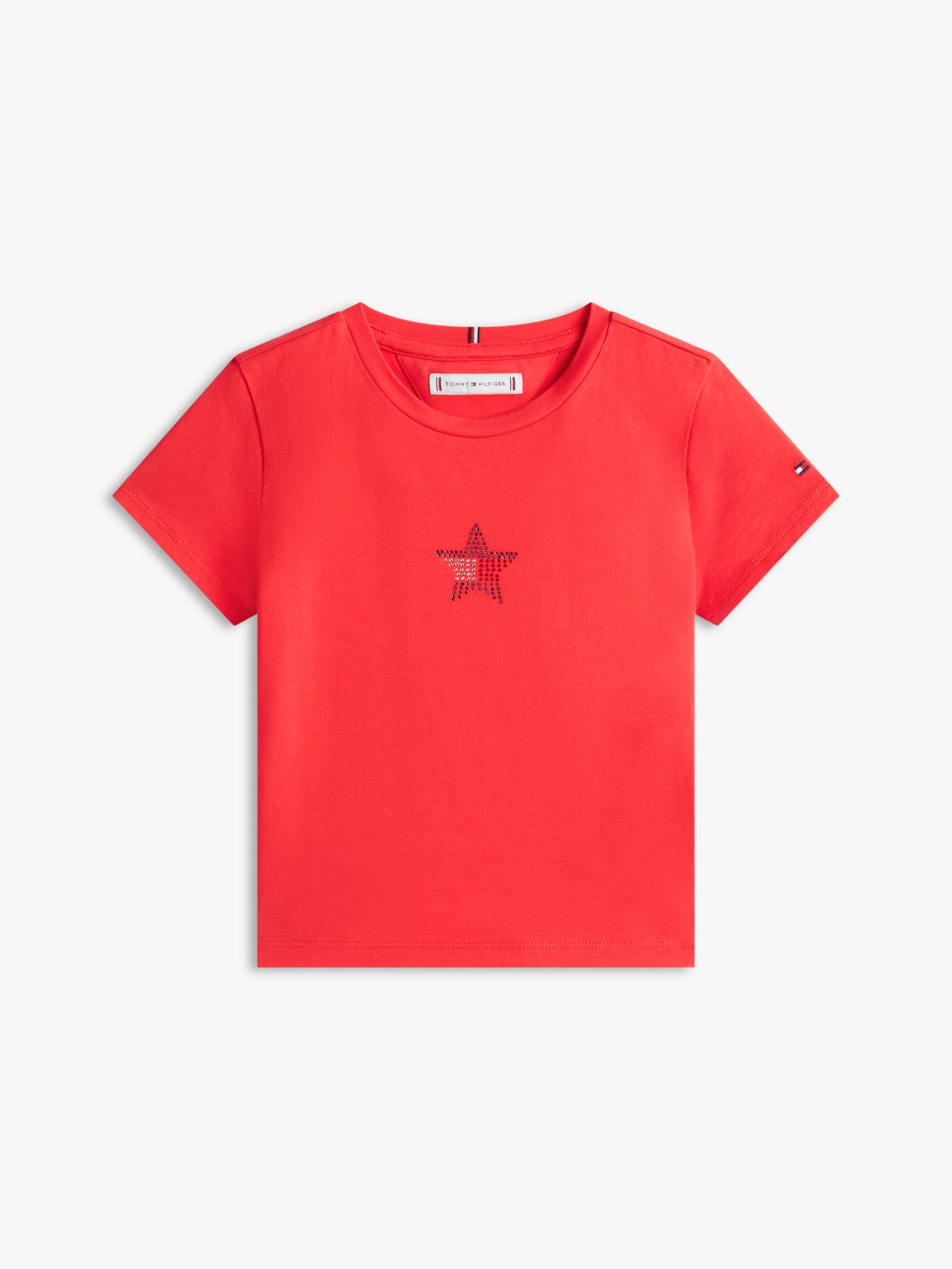 Extra Slim Star Flag T-Shirt — Red
