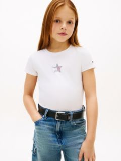 Extra Slim Star Flag T-Shirt — White 1