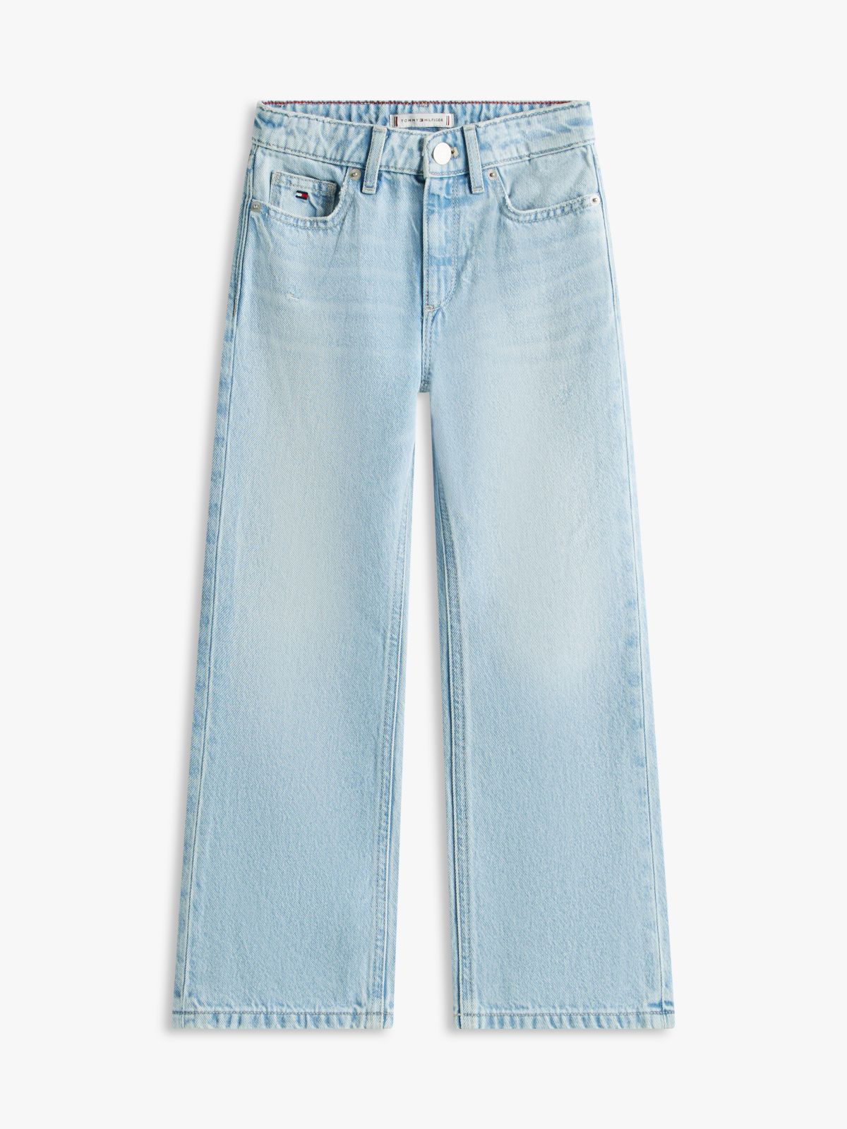 Distressed Flared Leg Jeans — Blue