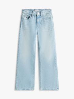 Distressed Flared Leg Jeans — Blue 5