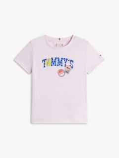 Fruit Logo Jersey T-Shirt — Pink 5