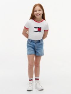 Wavy Flag Jersey Ringer T-Shirt — White 3