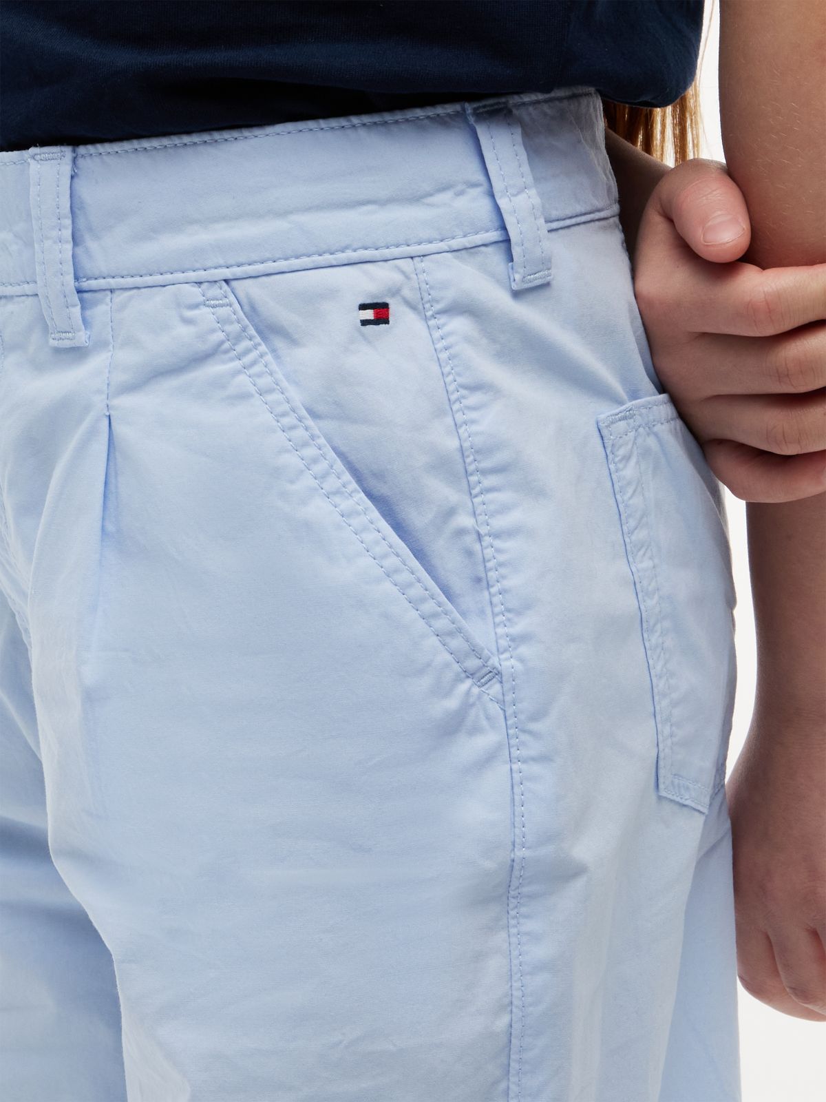 Essential Mabel High Rise Wide Leg Trousers — Blue