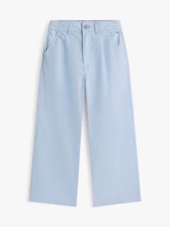 Essential Mabel High Rise Wide Leg Trousers — Blue 5