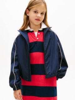 Essential Relaxed Piping Windbreaker — Blue 1