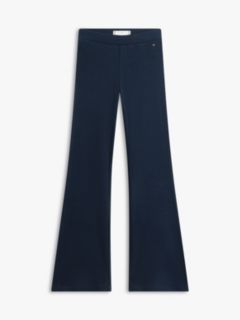 Essential Ribbed Extra Slim Flared Leggings — Blue 5