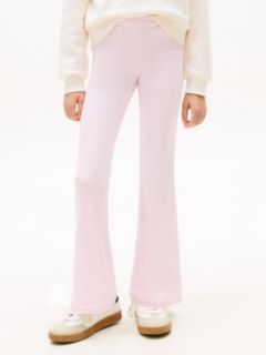 Essential Ribbed Extra Slim Flared Leggings — Pink 2