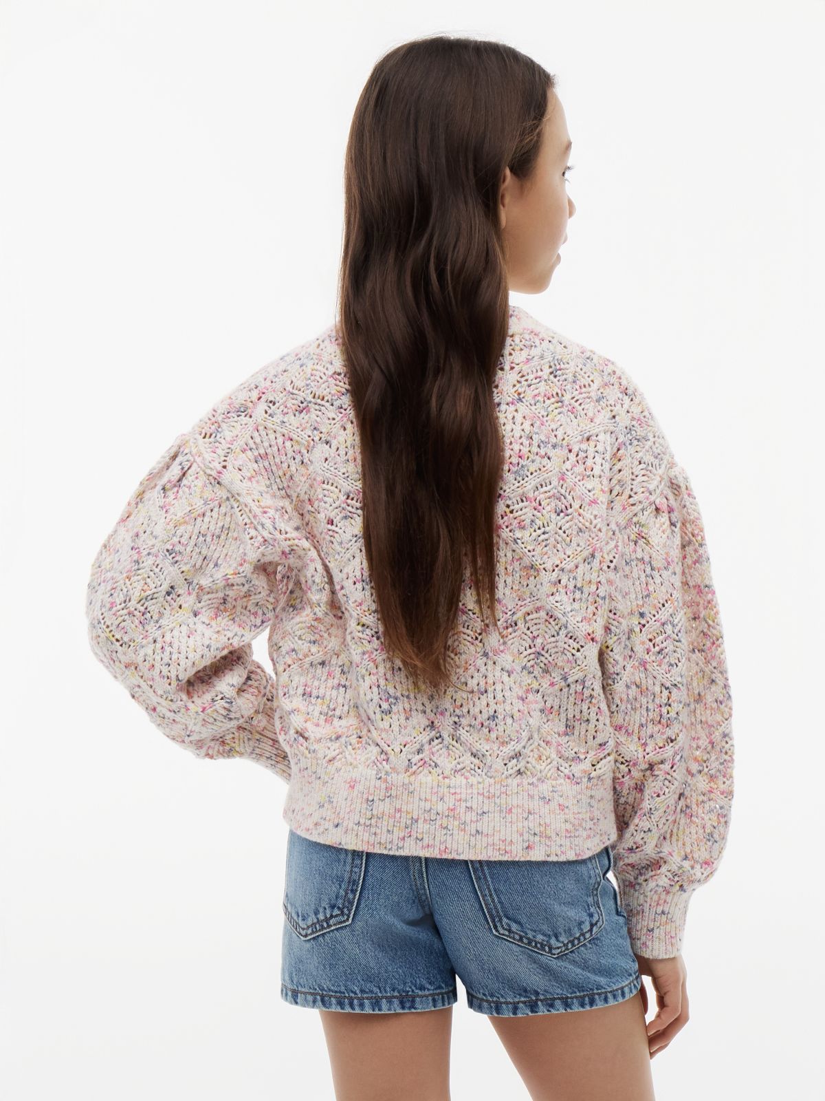 Essential Neppy Relaxed Crew Neck Jumper — White