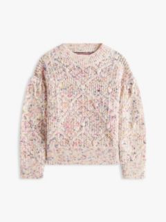 Essential Neppy Relaxed Crew Neck Jumper — White 5