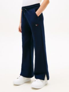 Diamanté Star Flag Wide Leg Joggers — Blue 2