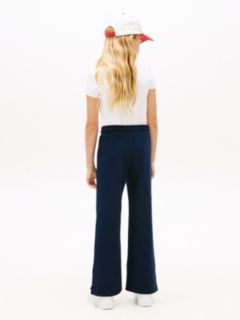 Diamanté Star Flag Wide Leg Joggers — Blue 5