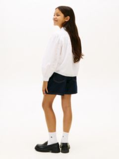 Regular Fit Broderie Anglaise Shirt — White 4