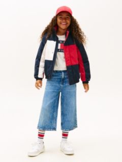 Mabel Vintage Wash Wide Leg Jean Shorts — Blue 1