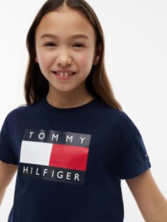 Heritage Flag Logo Relaxed T-Shirt — Blue 3