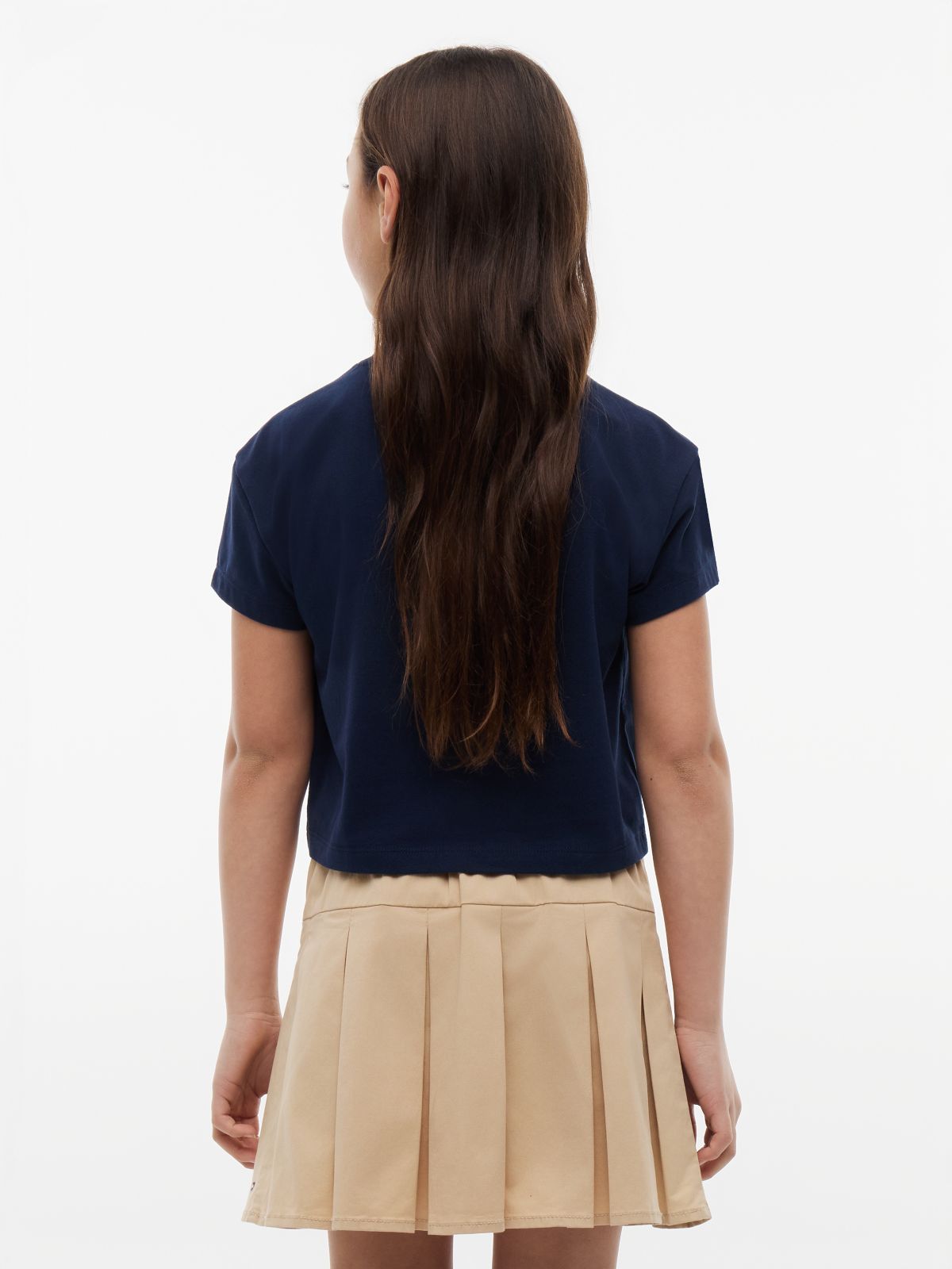 Heritage Flag Logo Relaxed T-Shirt — Blue