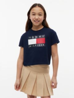Heritage Flag Logo Relaxed T-Shirt — Blue 1