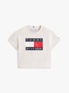 Heritage Flag Logo Relaxed T-Shirt — Grey 5