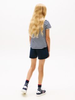 Glitter Logo T-Shirt And Shorts Set — Blue 4