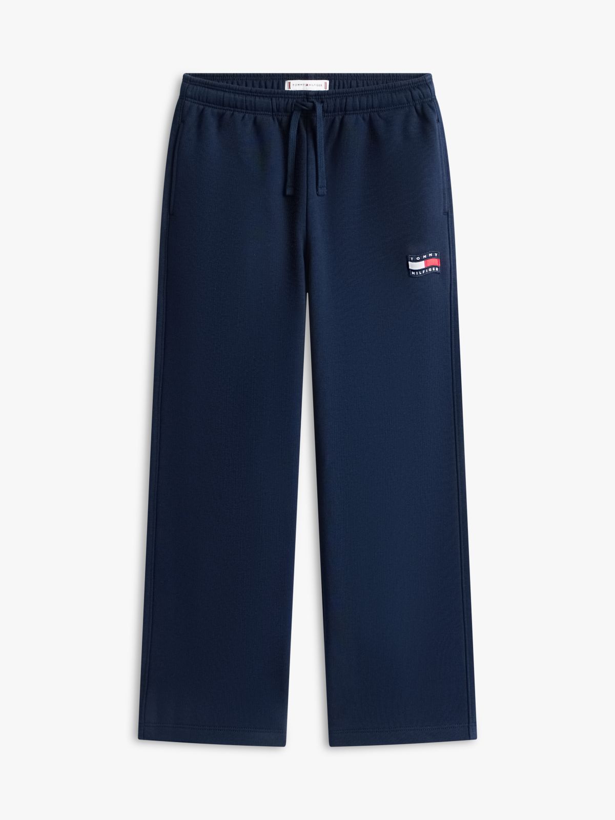 Wavy Flag Straight Leg Joggers — Blue