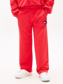Wavy Flag Straight Leg Joggers — Red 2