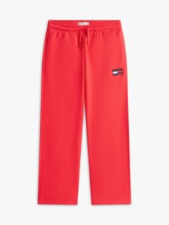 Wavy Flag Straight Leg Joggers — Red 5