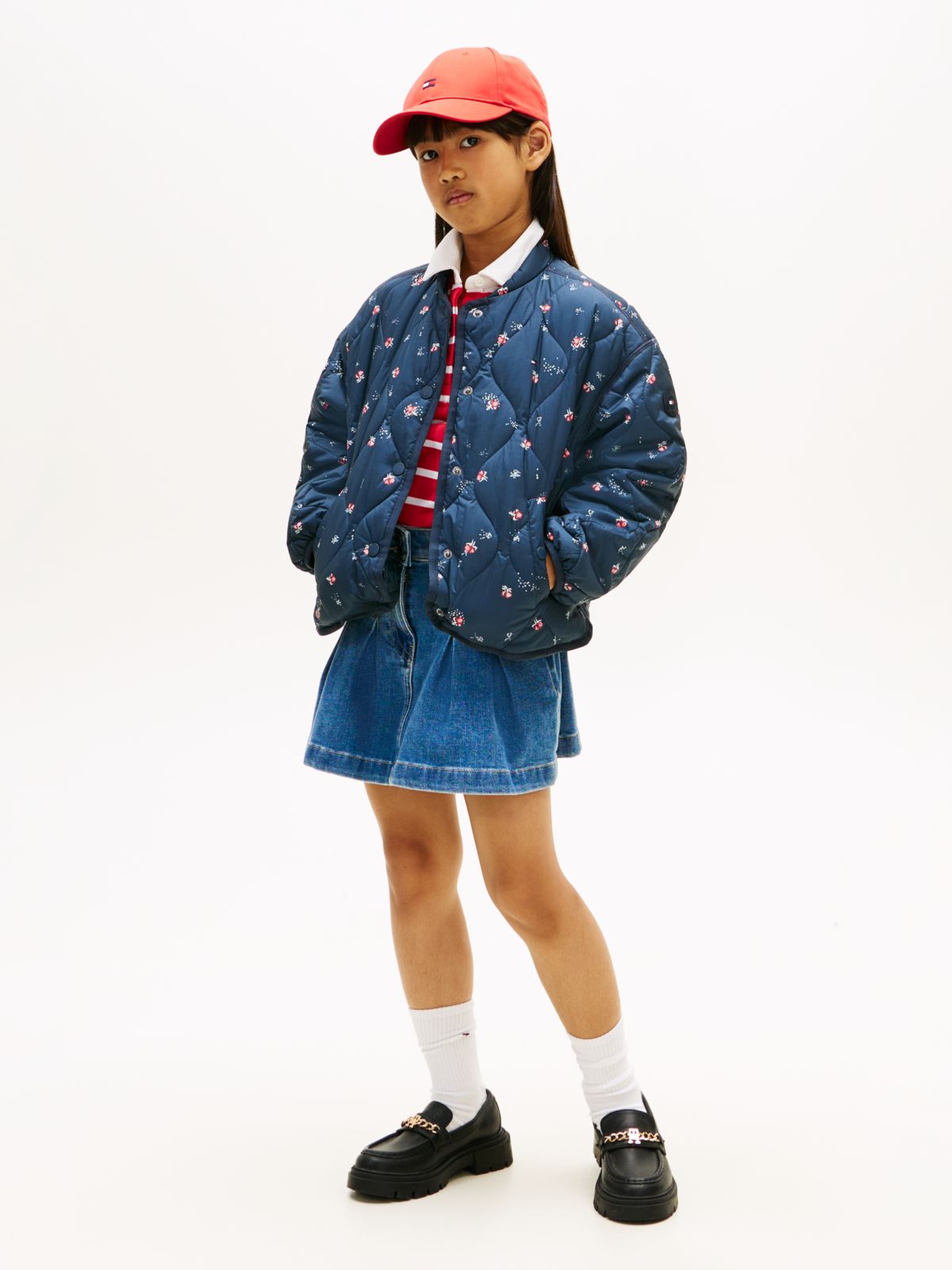 Essential Onion Quilted Jacket — Blue