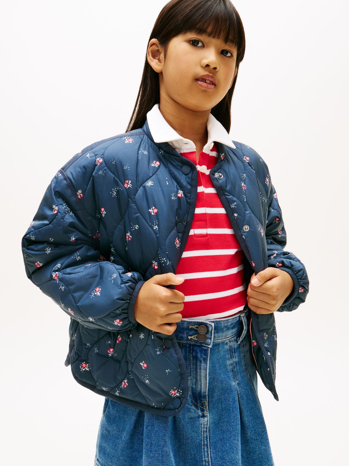 Essential Onion Quilted Jacket — Blue
