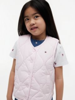 Onion Quilted Gilet — Pink 3