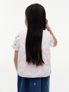 Onion Quilted Gilet — Pink 4