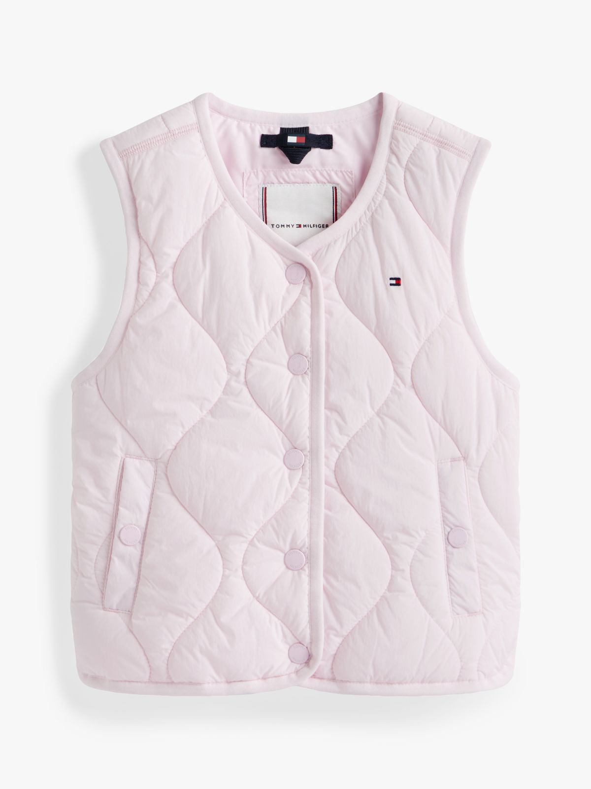 Onion Quilted Gilet — Pink