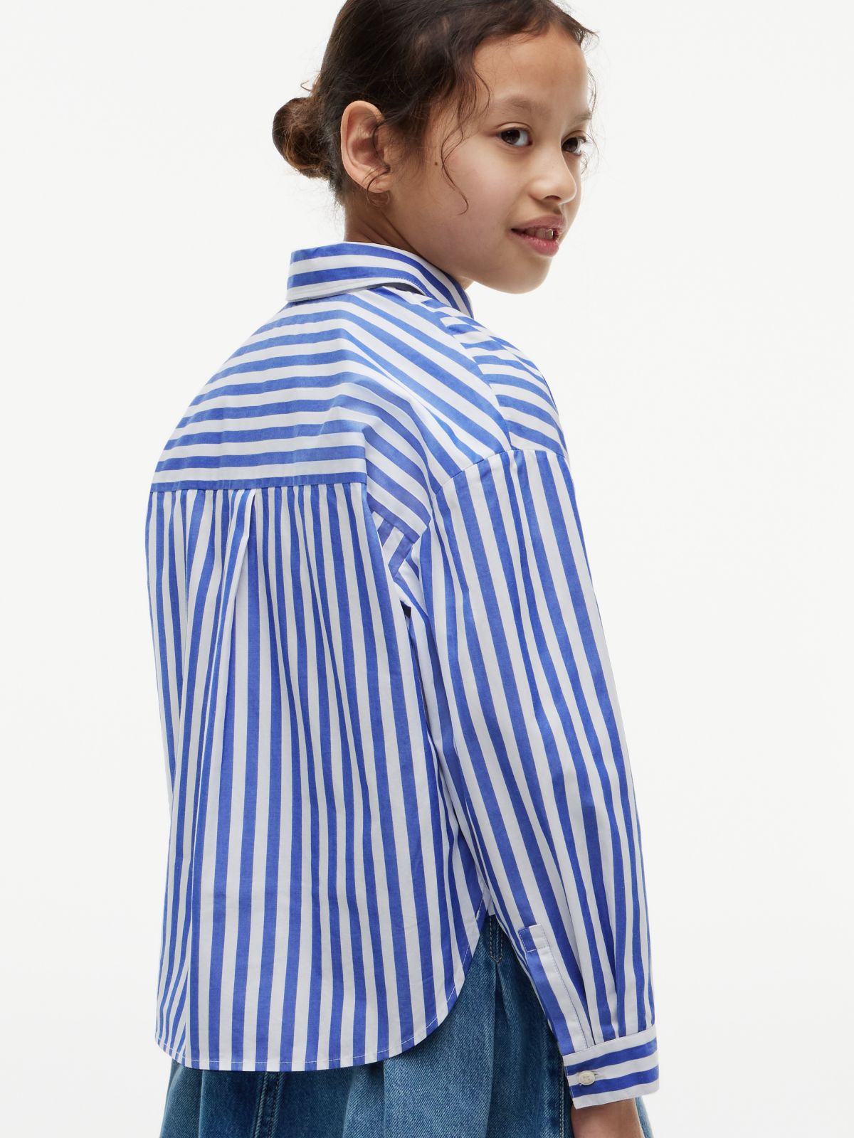 Essential Relaxed Fit Poplin Oxford Shirt — Blue