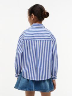 Essential Relaxed Fit Poplin Oxford Shirt — Blue 5