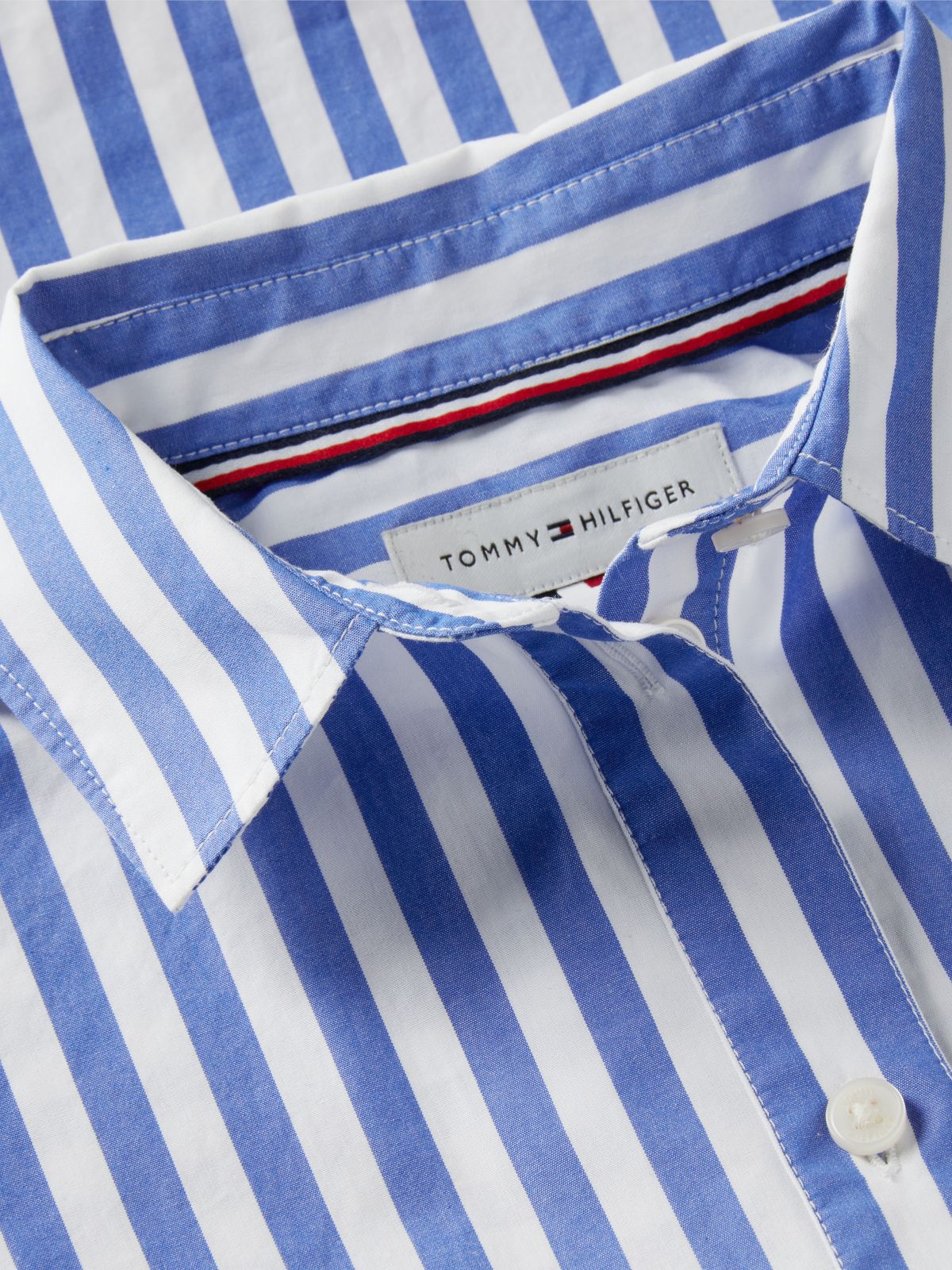 Essential Relaxed Fit Poplin Oxford Shirt — Blue