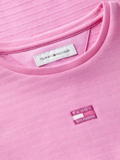 Tonal Flag Logo Skater Dress — Pink 6