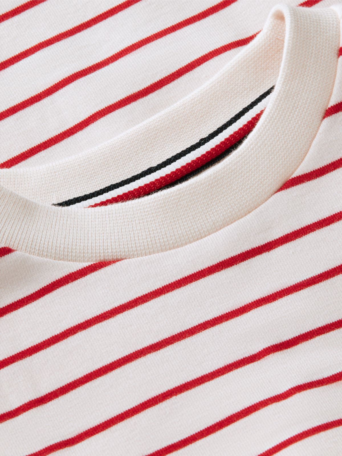 Stripe Relaxed Sweatshirt Dress — Multi