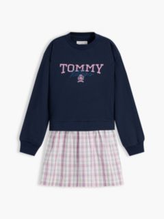 Essential Crest Sweatshirt Dress — Multi 5