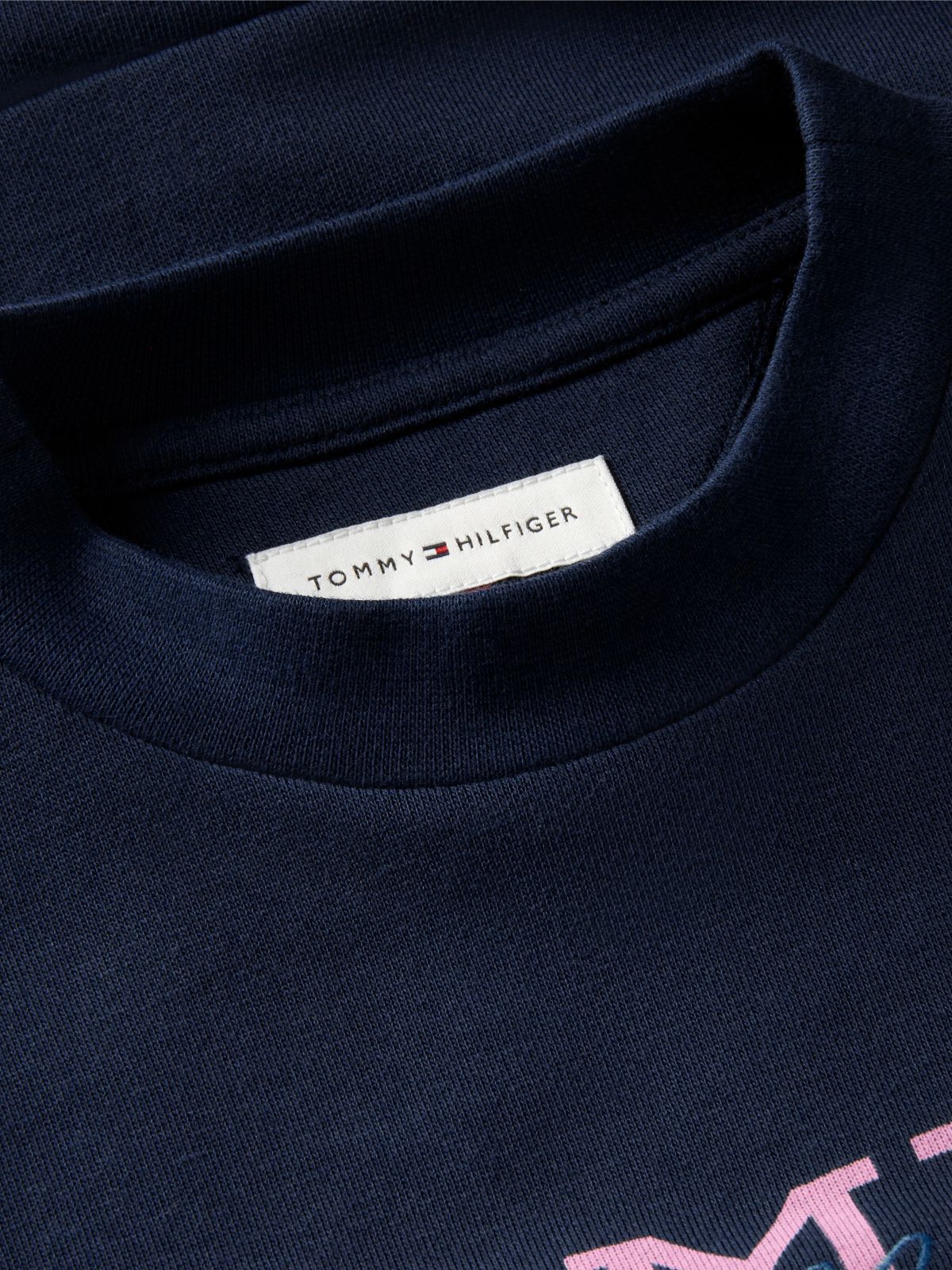 Essential Crest Sweatshirt Dress — Multi