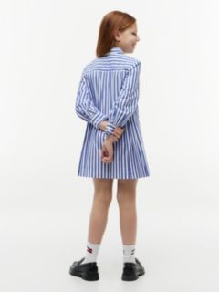 Essential Pleated Shirt Dress — Multi 4