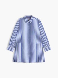 Essential Pleated Shirt Dress — Multi 5
