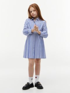 Essential Pleated Shirt Dress — Multi 1